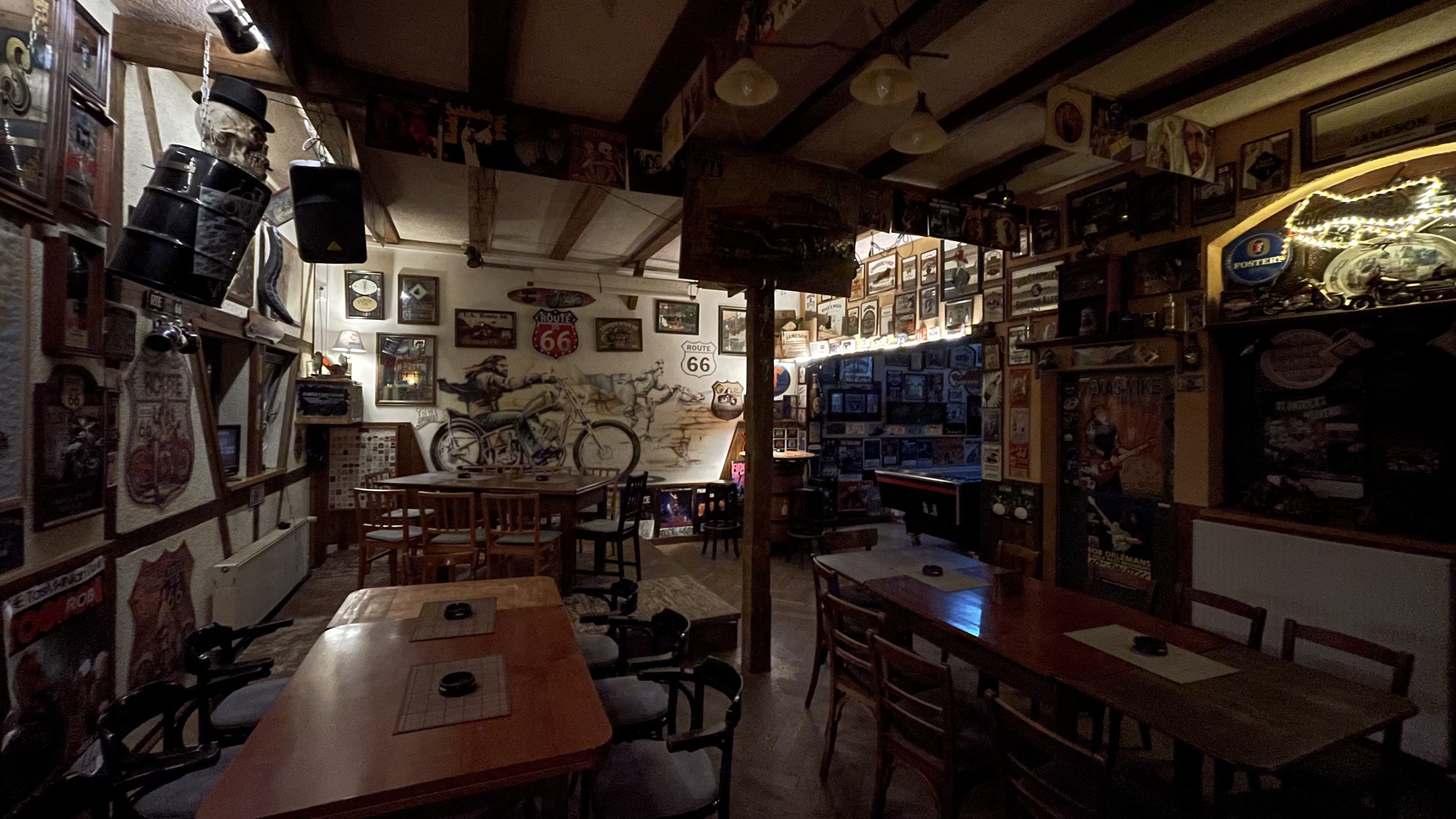 Motorrad-Banner und Dekoration